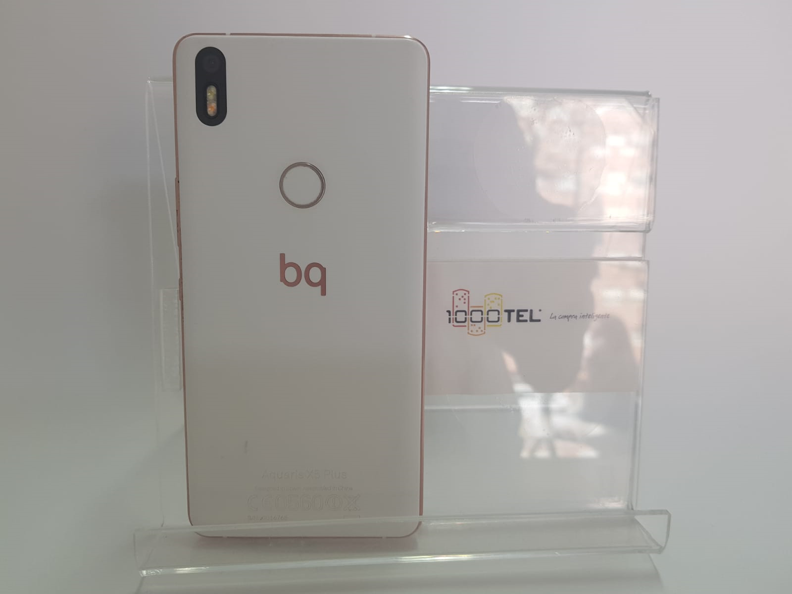 Custodia Portafoglio In Similpelle Scamosciata Per BQ Aquaris X5 Plus | Flip Cover Con Magneti E Tasche Portacarte