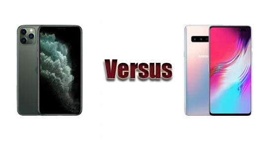 Samsung Galaxy S10 5G VS el IPhone 11 Pro Max